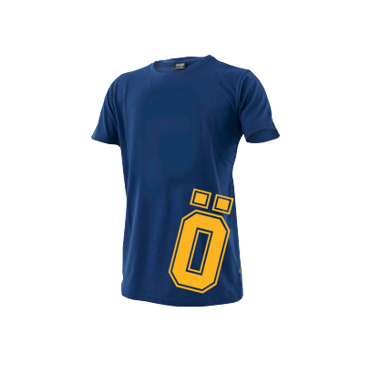 T-shirt azul de Öhlins S 11324-02